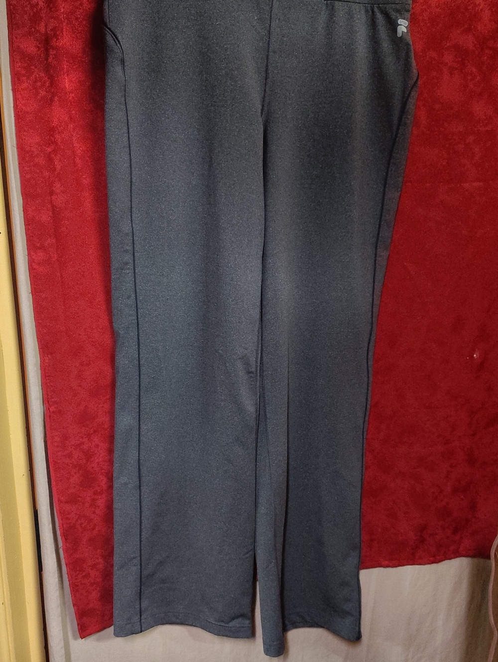 Fila Women’s Black Straight-Leg Track Pants